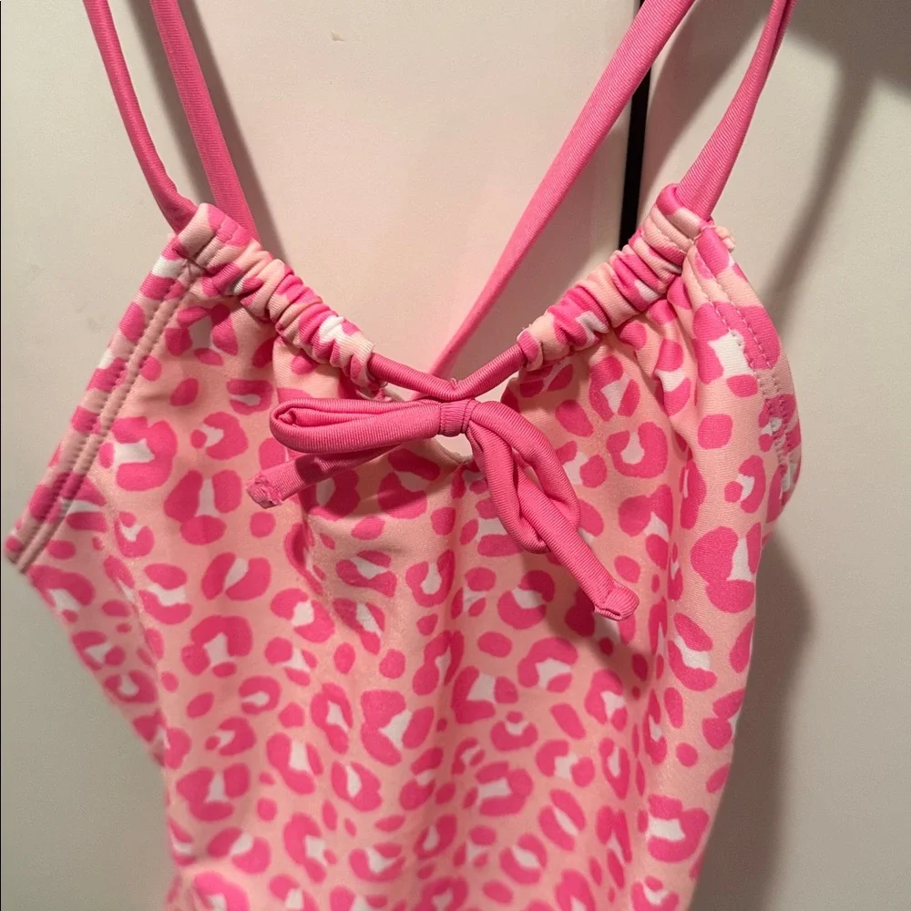 Pink Leopard Kids Swimsuit